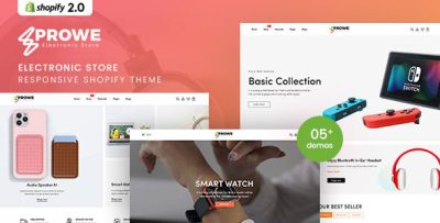 Prowe - Electronic Store Responsive Shopify Theme