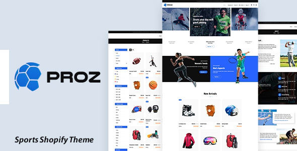 Proz - Sports Store Shopify Theme Proz - Sports Store Shopify Theme