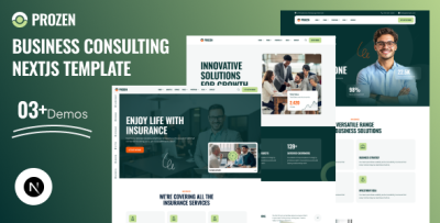 Prozen - Business Consulting Nextjs Template