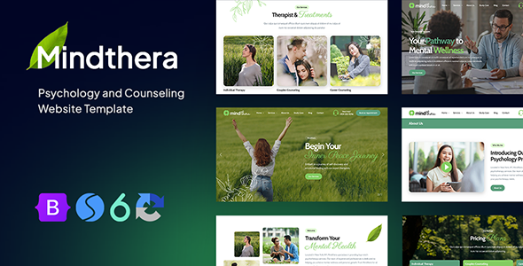 Psychology and Counseling Website Template - Mindthera Psychology and Counseling Website Template - Mindthera