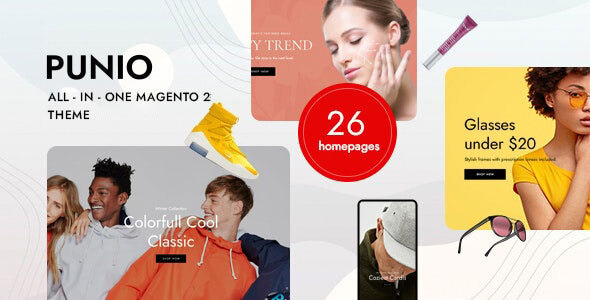 Punio - All in one Magento 2 Theme Punio - All in one Magento 2 Theme
