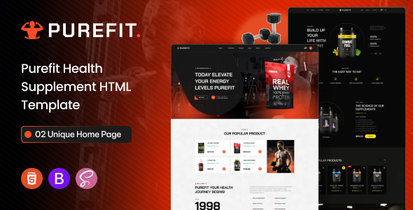Purefit - Health Supplement Landing Page Purefit - Health Supplement Landing Page