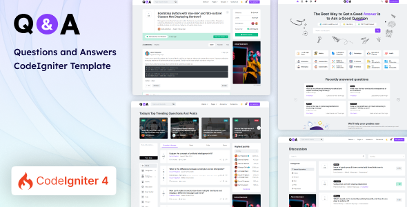 Q&A - CodeIgniter Questions and Answers Template Q&A - CodeIgniter Questions and Answers Template