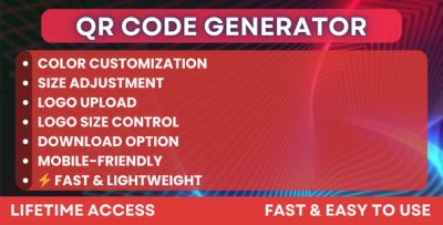 QR Code Generator - Customizable QR Codes with Logo