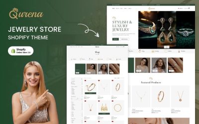 Qurena - Luxury Jewelry Store Shopify Theme