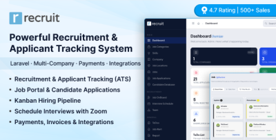 Recruit - Recruitment Manager ( Ai Powered )