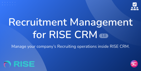 Recruitment Management for RISE CRM Recruitment Management for RISE CRM