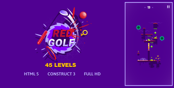 Red Golf - HTML5 Game (Construct3) Red Golf - HTML5 Game (Construct3)