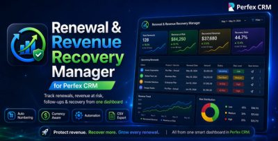 Renewal & Revenue Recovery Manager for Perfex CRM