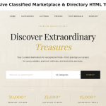 Responsive Classified Marketplace & Directory HTML Template