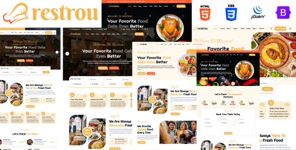 Restrou - Restaurant HTML5 Template Restrou - Restaurant HTML5 Template