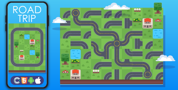 Road Trip - HTML5, Construct 3 Road Trip - HTML5, Construct 3