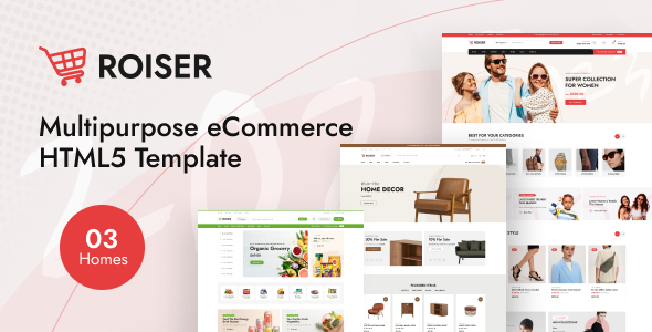 Roiser - Multipurpose eCommerce HTML5 Template Roiser - Multipurpose eCommerce HTML5 Template