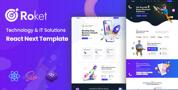 Roket - Technology & IT Solutions React NextJs Template Roket - Technology & IT Solutions React NextJs Template