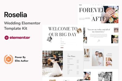 Roselia - Wedding Elementor Template Kit