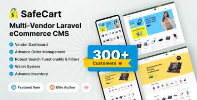 Safecart - Multi-Vendor Laravel eCommerce platform