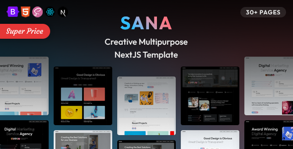 Sana - NextJS Creative Multipurpose Template Sana - NextJS Creative Multipurpose Template