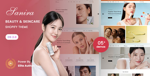 Sanira - Beauty & Skincare Shopify 2.0 Theme Sanira - Beauty & Skincare Shopify 2.0 Theme