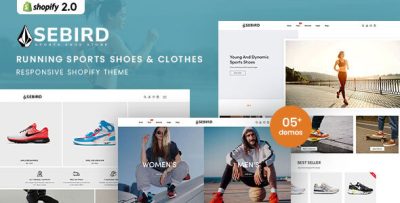 Sebird - Sports Shoes Responsive Shopify Theme