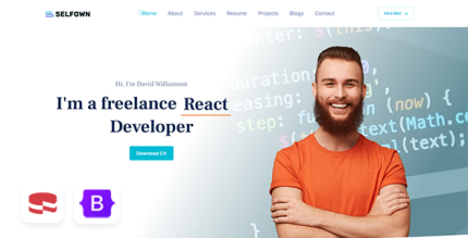 Selfown - CakePHP Personal Portfolio Template