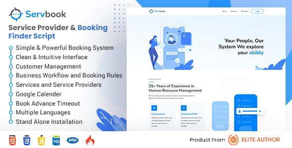 Servbook – Appointment & Booking Management Script for Clinics, Salons & Spas Servbook – Appointment & Booking Management Script for Clinics, Salons & Spas