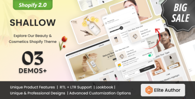 Shallow - Beauty & Cosmetics Shopify Theme