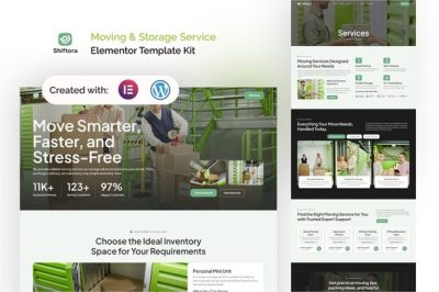 Shiftora - Moving & Storage Service Elementor Template Kit