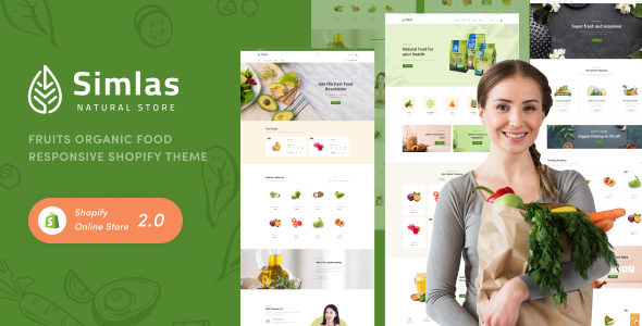 Simlas - Fruits Organic Food Responsive Shopify Theme Simlas - Fruits Organic Food Responsive Shopify Theme