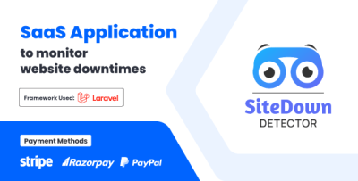 Site Down Detector - Website Monitoring System - SaaS Application