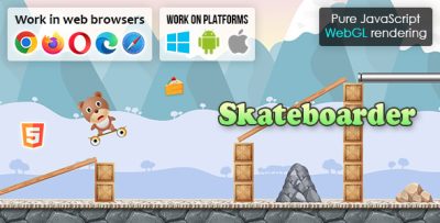 Skateboarder - HTML5 Game