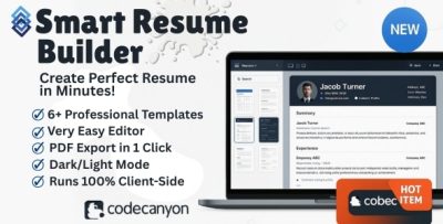 Smart Resume Builder - Create Stylish and Professional CVs with Ease