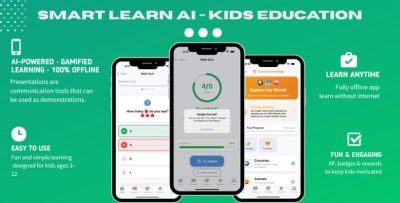 SmartLearn AI - Kids Education App with Adaptive Learning, Gamification & Drawing | iOS SwiftUI