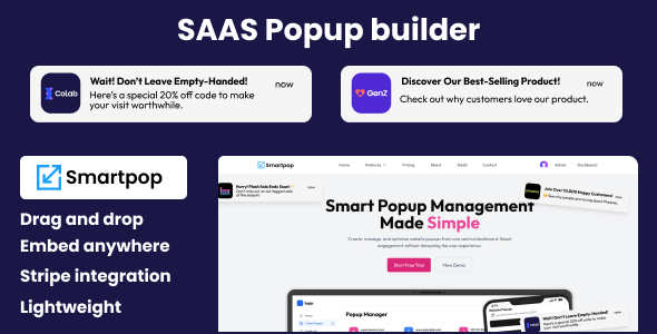 Smartpop – SaaS Popup Builder Smartpop – SaaS Popup Builder