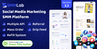 SMMLab - Social Media Marketing SMM Platform
