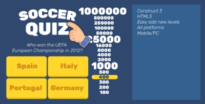 Soccer quiz - words game