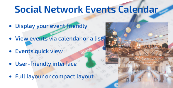 Social Network Events Calendar For PHP Social Network Events Calendar For PHP