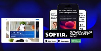 Softia - Software and Blog / Download script Theme