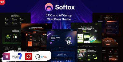 Softox - SaaS and AI Startup WordPress Theme