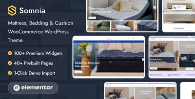 Somnia - Mattress, Bedding & Cushion WooCommerce WordPress Theme