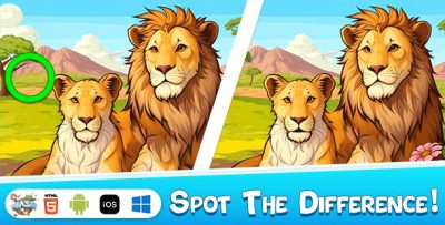 Spot The Difference:The Garden [Phaser 3, HTML5]