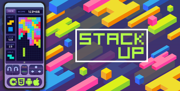 Stack Up - Reverse Block - Game HTML5, Construct 3 Stack Up - Reverse Block - Game HTML5, Construct 3
