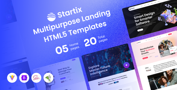 Startix - Multipurpose SaaS Landing HTML Template Startix - Multipurpose SaaS Landing HTML Template