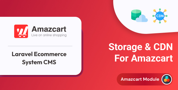 Storage & CDN add-on | AmazCart Laravel Ecommerce System CMS Storage & CDN add-on | AmazCart Laravel Ecommerce System CMS