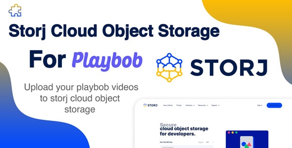 Storj Cloud Object Storage Add-on For Playbob Storj Cloud Object Storage Add-on For Playbob