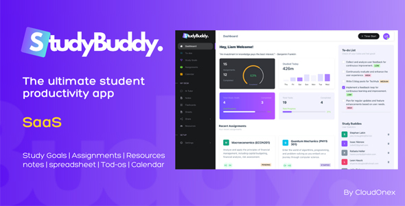 StudyBuddy SaaS - Collaborative Student Productivity Tool StudyBuddy SaaS - Collaborative Student Productivity Tool