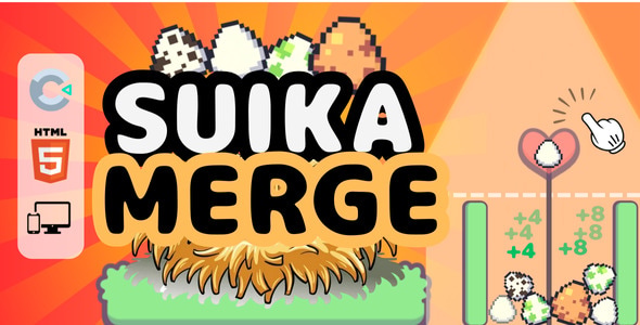 Suika Merge Eggs - The Best One! Watermelon (capx Not Included) Suika Merge Eggs - The Best One! Watermelon (capx Not Included)