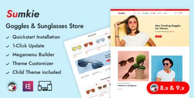Sumkie - Goggles Store Prestashop Responsive Theme