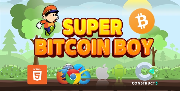 Super Bitcoin Boy - Crypto Game - Bitcoin Game - Platform Game - HTML5/Desktop/Mobile (C3p) Super Bitcoin Boy - Crypto Game - Bitcoin Game - Platform Game - HTML5/Desktop/Mobile (C3p)