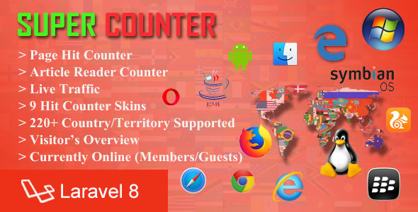 Super Counter - Laravel Page and Article Hit Counter Super Counter - Laravel Page and Article Hit Counter