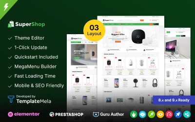 Supershop - Electronics Store Prestashop Theme